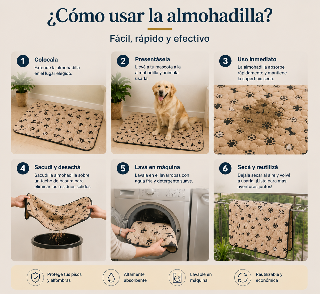 NuvaPad – La solución práctica para la higiene de tu mascota
