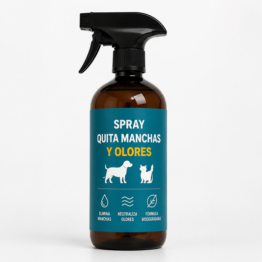 🐾 Spray Quita Manchas y Olores para Mascotas